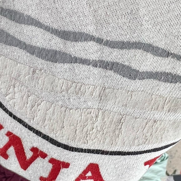 Vintage Virginia Beach Summer Virginia 1980s Hoodie Jumper Sweatshirt - Picture 7 of 8